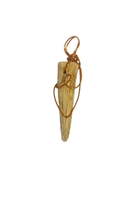 Deer Antler Tip Pendent